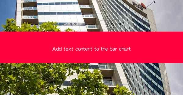 Add text content to the bar chart
