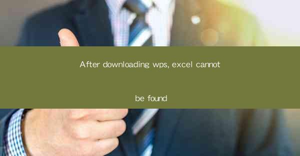 After downloading wps, excel cannot be found