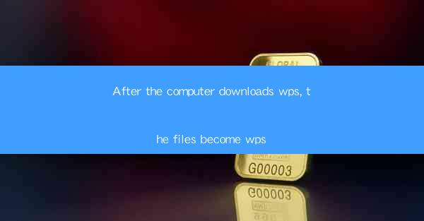 After the computer downloads wps, the files become wps