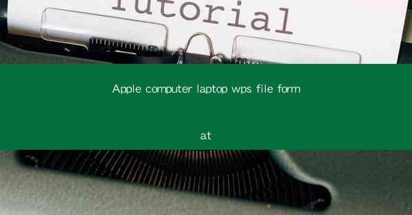 Apple computer laptop wps file format