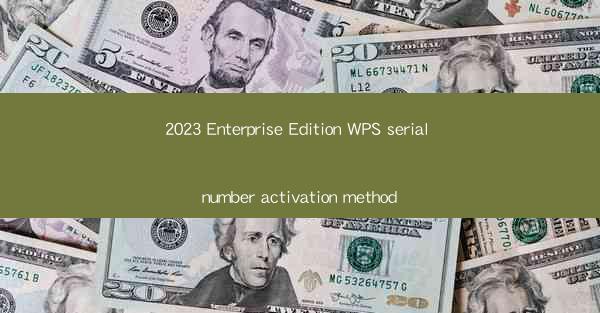 2023 Enterprise Edition WPS serial number activation method