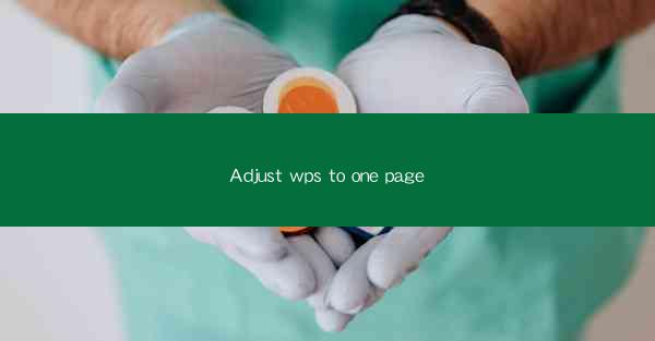 Adjust wps to one page