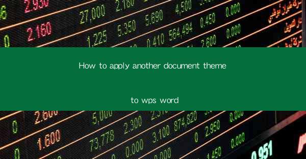 How to apply another document theme to wps word