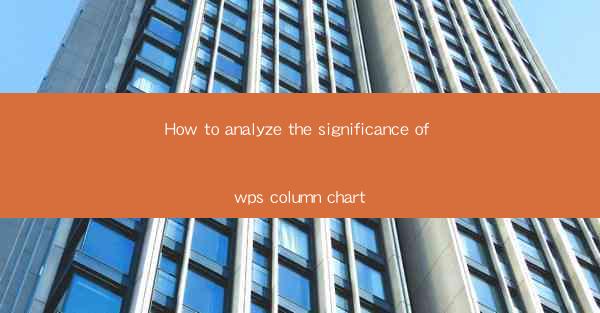 How to analyze the significance of wps column chart