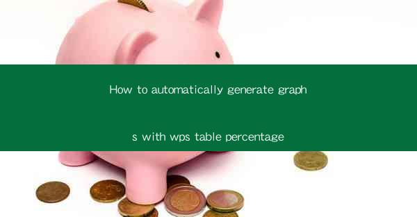 How to automatically generate graphs with wps table percenta