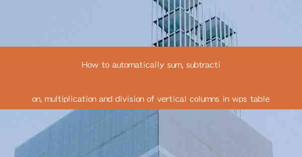 How to automatically sum, subtraction, multiplication and di