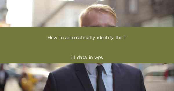 How to automatically identify the fill data in wps