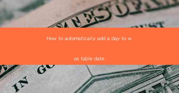 How to automatically add a day to wps table date
