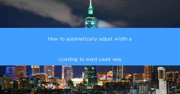 How to automatically adjust width according to word count wp