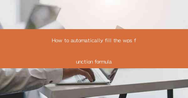 How to automatically fill the wps function formula