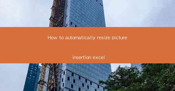 How to automatically resize picture insertion excel